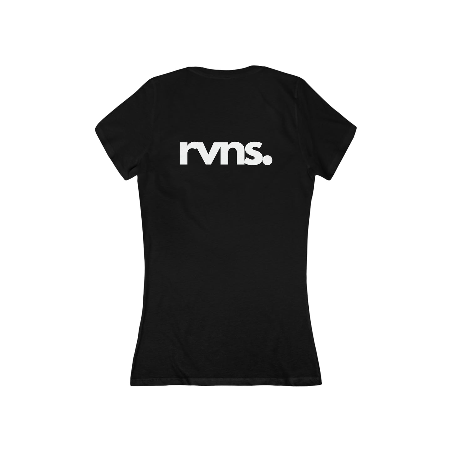 RVNS - Women's Jersey Short Sleeve Deep V-Neck Tee